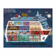 Janod 2 Puzzles Cruise Ship 100/200 pieces