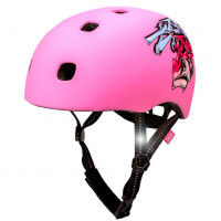 Crazy M/L 54-60 cm pink graffiti children's helmet