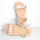 Shapen sandals Jasmine rose gold
