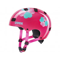 Uvex Kid 3 55-58 cm pink flowers Kids' Helmet 