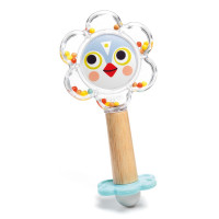 Djeco rattle flower with a mirror