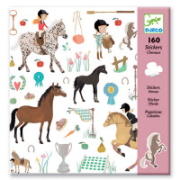 Djeco stickers Horses