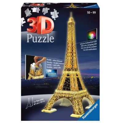 Ravensburger sestavljanka 3D Eiffelov stolp 216 kosov